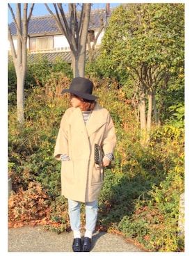 「Spick & Span（スピックアンドスパン）のアイテム（ムートンコート）」を使った、wichiiiさん（レディース・154cm）の冬コーディネート