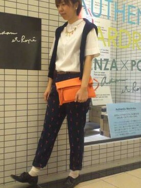 スタッフさん（レディース・161cm）の春コーディネート