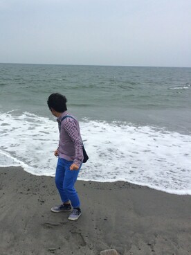 「クロップドパンツ」｜UKSTARさん（メンズ・156cm）の春コーディネート