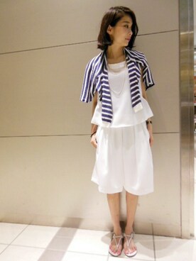 南町田店スタッフさん(レディース・160cm)の夏コーディネート