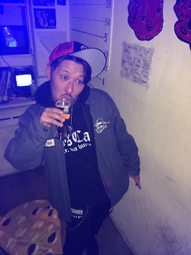 「クラブ」｜「アイテム（ブルゾン）」を使った、Addiction StoreRyutaさん（メンズ・164cm）の冬コーディネート