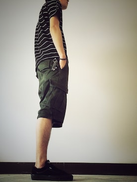 「ROARINGWILDのアイテム（パンツ）」を使った、_Xueee_さん（メンズ・180cm）の秋コーディネート