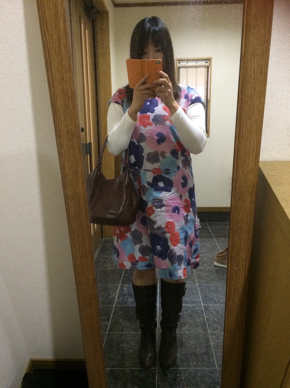 「Pal'las Palaceのアイテム（ワンピース、その他）」を使った、まゆちゃんさん（レディース・164cm）の春コーディネートの1枚目の写真