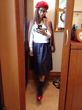 「まいフェス 3」｜Reccoさん（レディース・161cm）の秋コーディネート