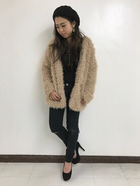 「SpRay（スプレイ）のアイテム（ハンチング/ベレー帽）」を使った、SpRay池袋PARCO店さん（レディース・150cm）の秋コーディネート