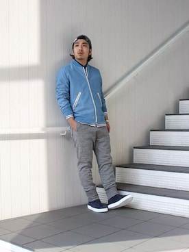 「ＢＢキャップ」｜「アイテム（ジャケット/アウター）」を使った、VANKERCLOSET_GOさん（メンズ・170cm）の春コーディネート