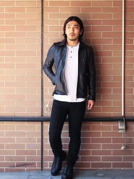 「シンプルコーデ」｜VANKERCLOSET_GOさん（メンズ・170cm）の春コーディネート
