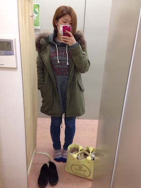 「雨」｜みすたーびーんさん（レディース・155cm）の春コーディネート