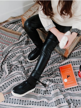 「アイテム（その他トップス）」を使った、アルムさん（キッズ・110cm）の冬コーディネート