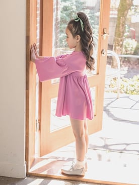 「アイテム（その他シューズ）」を使った、アルムさん（キッズ・120cm）の春コーディネート