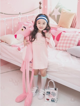 「アイテム（その他トップス）」を使った、アルムさん（キッズ・120cm）の春コーディネート