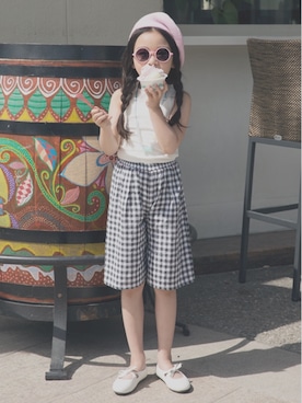 「アイテム（その他トップス）」を使った、アルムさん（キッズ・120cm）の春コーディネート