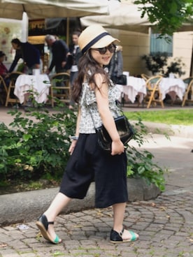 「アイテム（その他トップス）」を使った、アルムさん（キッズ・120cm）の春コーディネート