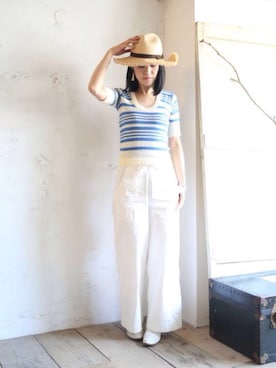 hitomi nozakiさん（レディース・165cm）の夏コーディネート