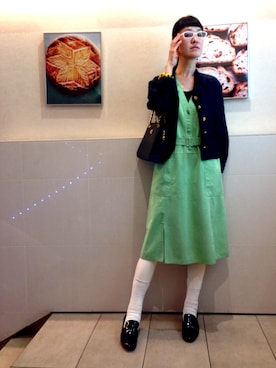 「LEONARD（レオナール）のアイテム」を使った、hitomi nozakiさん（レディース・165cm）の春コーディネート