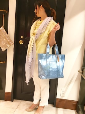 「TOPKAPI（トプカピ）のアイテム」を使った、marronさん（レディース・155cm）の春コーディネート