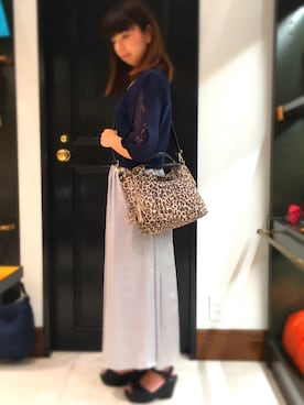 「TOPKAPI（トプカピ）のアイテム（ショルダーバッグ）」を使った、marronさん（レディース・155cm）の夏コーディネート