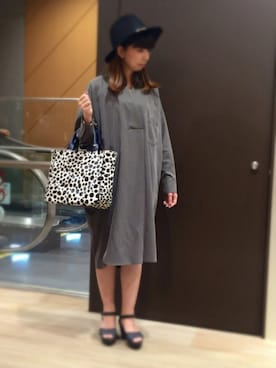 「TOPKAPI（トプカピ）のアイテム（帽子）」を使った、marronさん（レディース・155cm）の冬コーディネート