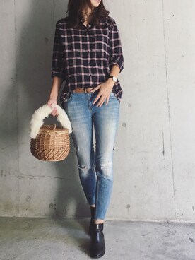 ayu⑅*さん（レディース・172cm）の秋コーディネート