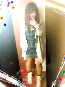 「UPTIGHT（アップタイト）のアイテム」を使った、Nakko☆さん（レディース・146cm）の冬コーディネート