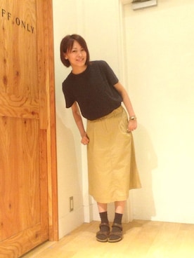 「coenスタッフスタイリング」｜「アイテム（レッグウェア）」を使った、しょうじ  お姉さんさん（レディース・167cm）の夏コーディネート