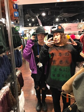 「halloween」｜「アイテム（スウェット）」を使った、Miiiiiyaさん（メンズ・165cm）の秋コーディネート