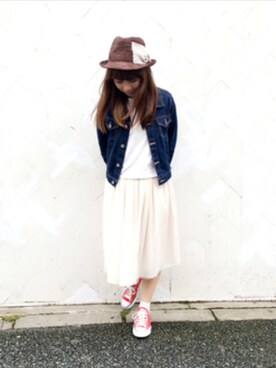 「Another Edition」｜「アイテム（レッグウェア）」を使った、な͜͡お͜͡な͜͡さん（レディース・155cm）の夏コーディネート