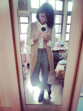 「ALDO（アルド）のアイテム（腕時計）」を使った、卓薇妮✨さん（レディース・166cm）の秋コーディネート