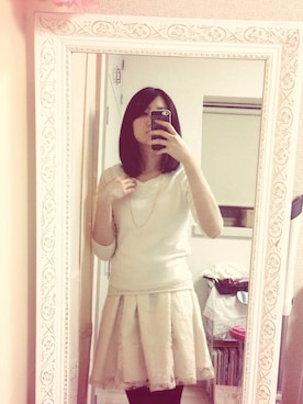 「one after another NICE CLAUP（ワンアフターアナザーナイスクラップ）のアイテム」を使った、火星ちゃんさん（レディース・164cm）の春コーディネート