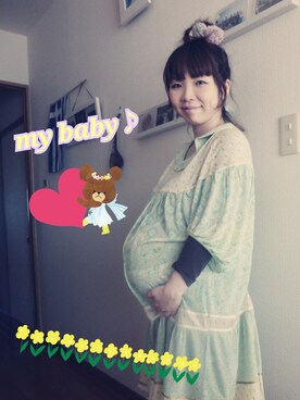 「franchelippee（フランシュリッペ）のアイテム（ワンピース、グリーン系）」を使った、achamiさん（レディース・149cm）の夏コーディネート