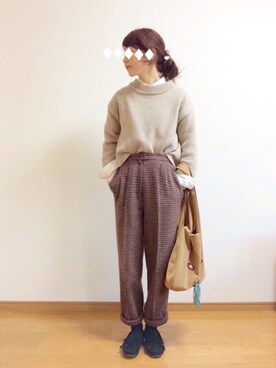 Chocorooさん（レディース・156cm）の冬コーディネート