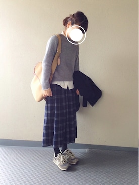 「Ray BEAMS（レイビームス）のアイテム（ジャケット/アウター）」を使った、Chocorooさん（レディース・156cm）の冬コーディネート