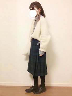 「MANEBU（マネブ）のアイテム」を使った、Chocorooさん（レディース・156cm）の冬コーディネート
