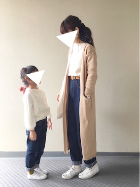 「こども ビームス（コドモビームス）のアイテム」を使った、Chocorooさん（レディース・156cm）の春コーディネート