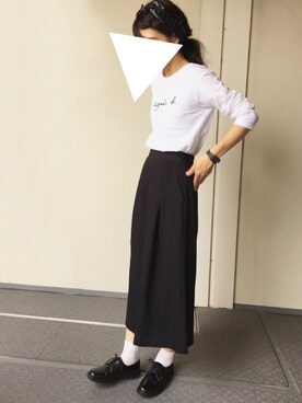 「MANEBU（マネブ）のアイテム」を使った、Chocorooさん（レディース・156cm）の秋コーディネート