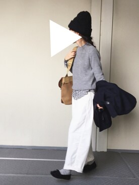「Ray BEAMS（レイビームス）のアイテム（ジャケット/アウター）」を使った、Chocorooさん（レディース・156cm）の冬コーディネート