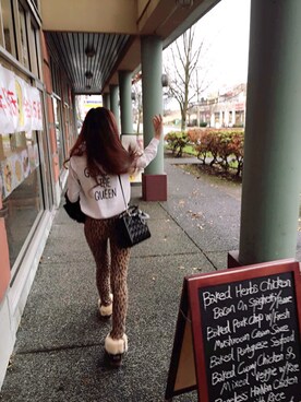 「UGG（アグ）のアイテム（ブーティ）」を使った、(´･ω･`)さん（レディース・165cm）の冬コーディネート