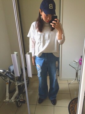 naさん（レディース・157cm）の夏コーディネート