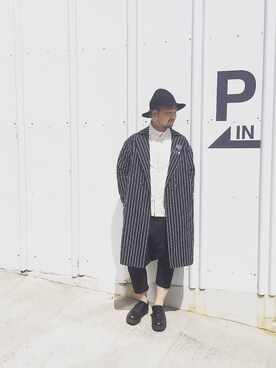 「LAD MUSICIAN（ラッドミュージシャン）のアイテム（その他シューズ）」を使った、makeyさん（メンズ・175cm）の春コーディネート
