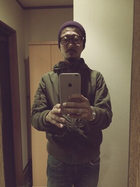 地味  変努律句好さんのコーディネート