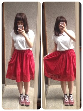 もぴこさん（レディース・160cm）の夏コーディネート