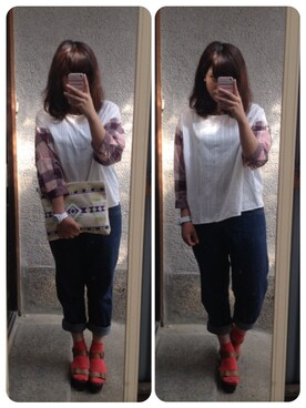 もぴこさん（レディース・160cm）の秋コーディネート