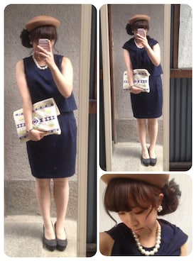 もぴこさん（レディース・160cm）の秋コーディネート