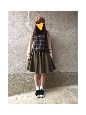 もぴこさん(レディース・160cm)の冬コーディネート