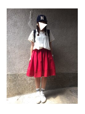 「Crisp」｜もぴこさん（レディース・160cm）の春コーディネート