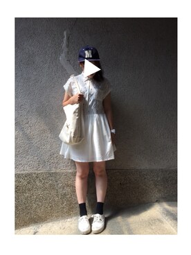 「Crisp」｜もぴこさん（レディース・160cm）の夏コーディネート