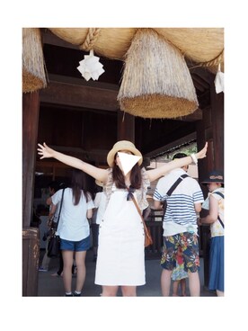 「Crisp」｜もぴこさん（レディース・160cm）の夏コーディネート