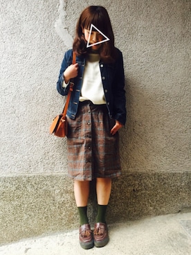 「Crisp」｜もぴこさん（レディース・160cm）の秋コーディネート