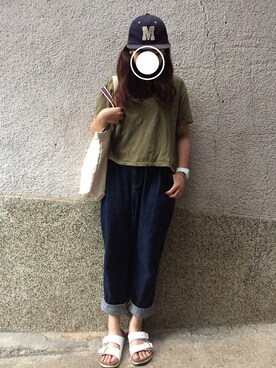 もぴこさん（レディース・160cm）の夏コーディネート