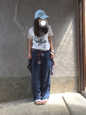 もぴこさん（レディース・160cm）の夏コーディネート